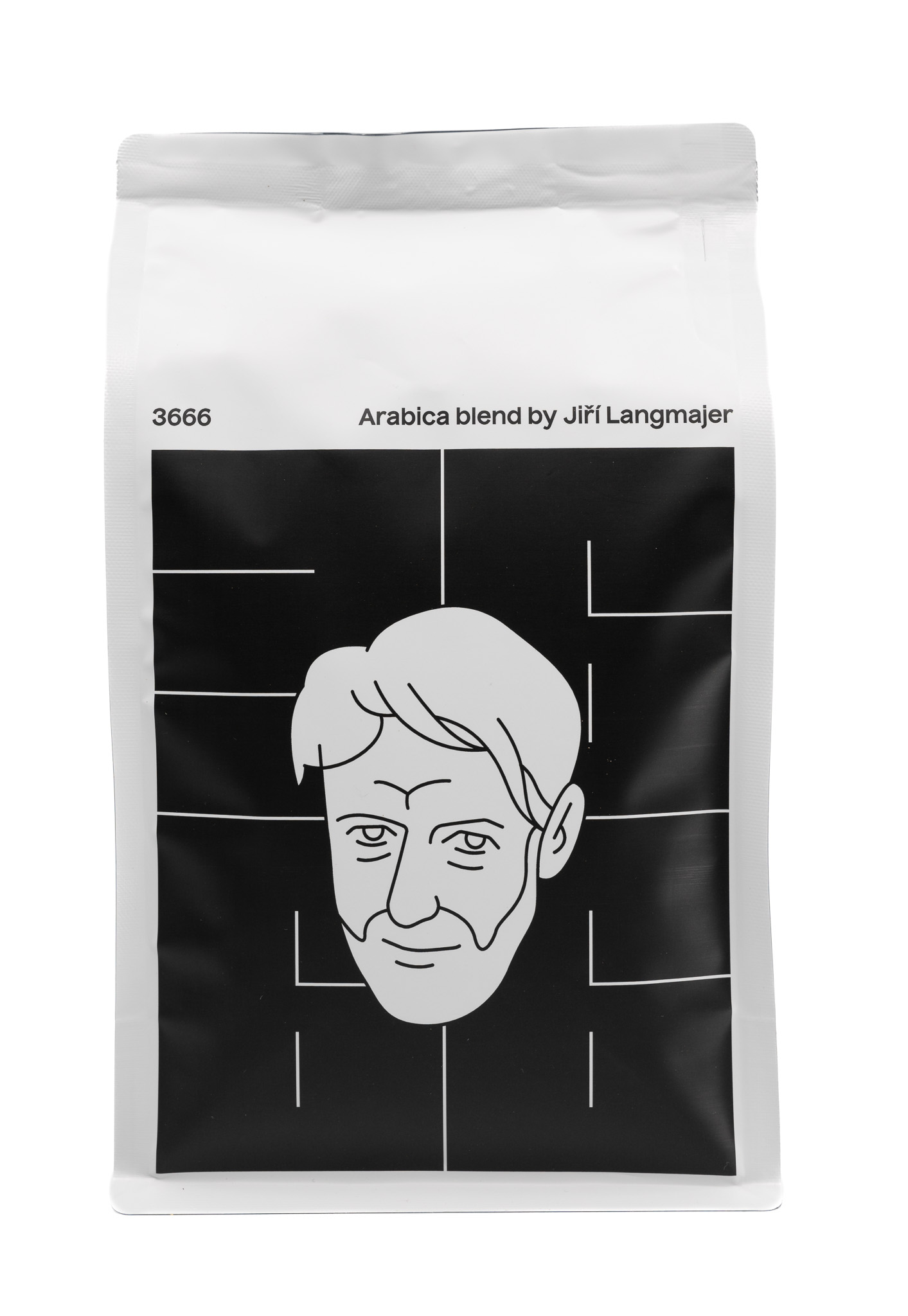 3666 by Jiří Langmajer Jiří Langmajer kávé - Arabica Blend, 500 g, Gabona