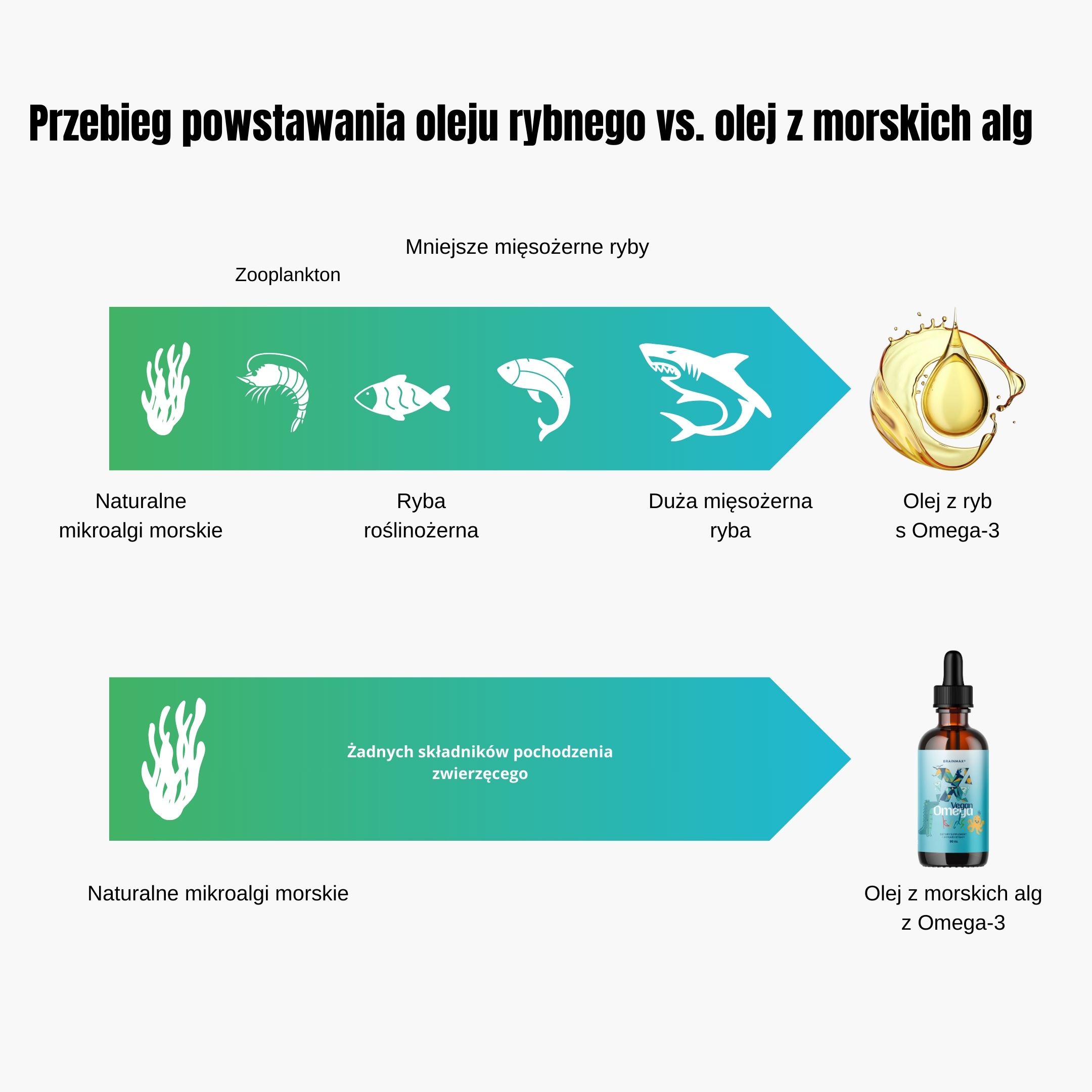 BrainMax Vegan Omega Kids, omega-3 pro děti, 90 ml Obrázek