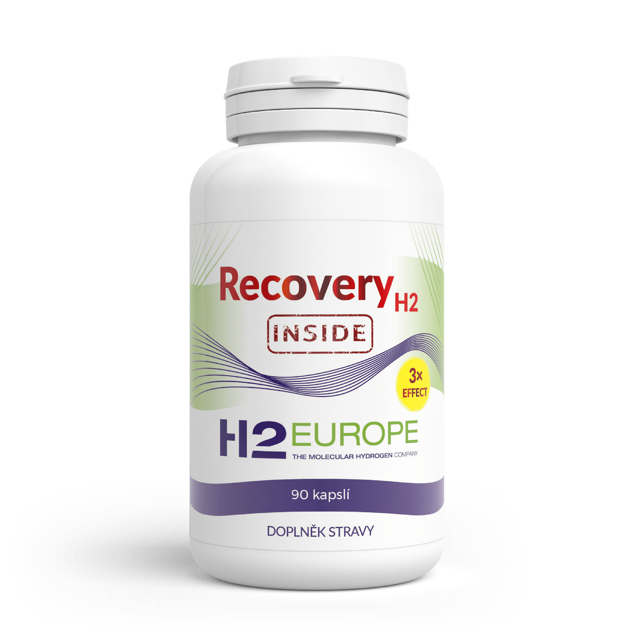 H2Europe H2 Europe Recovery Inside 3x Effect, molekulární vodík, 90 kapslí Obrázek