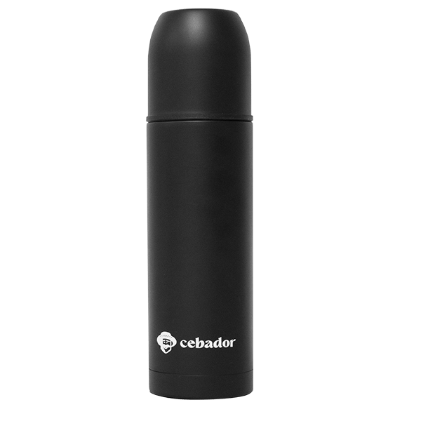 Cebador - Yerbomos 5.0 černá, termoska a bombilla v jednom, 650 ml Obrázek