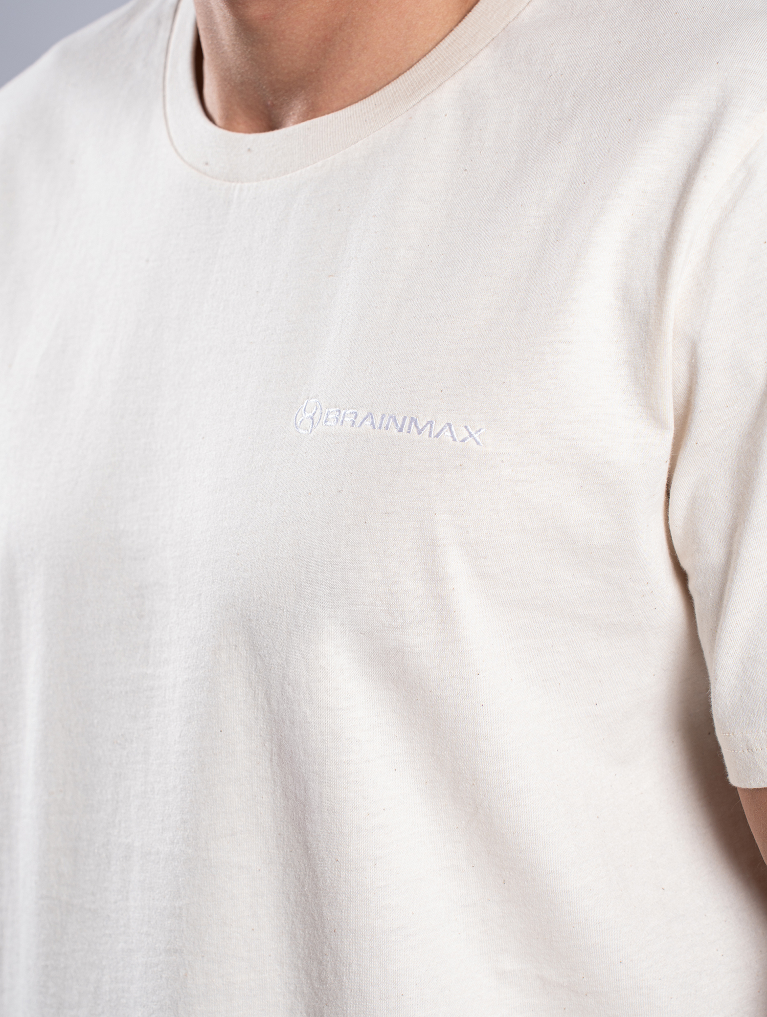 BrainMax Creator 2.0, unisex béžové triko, lehké, BIO bavlna Velikost: S Obrázek
