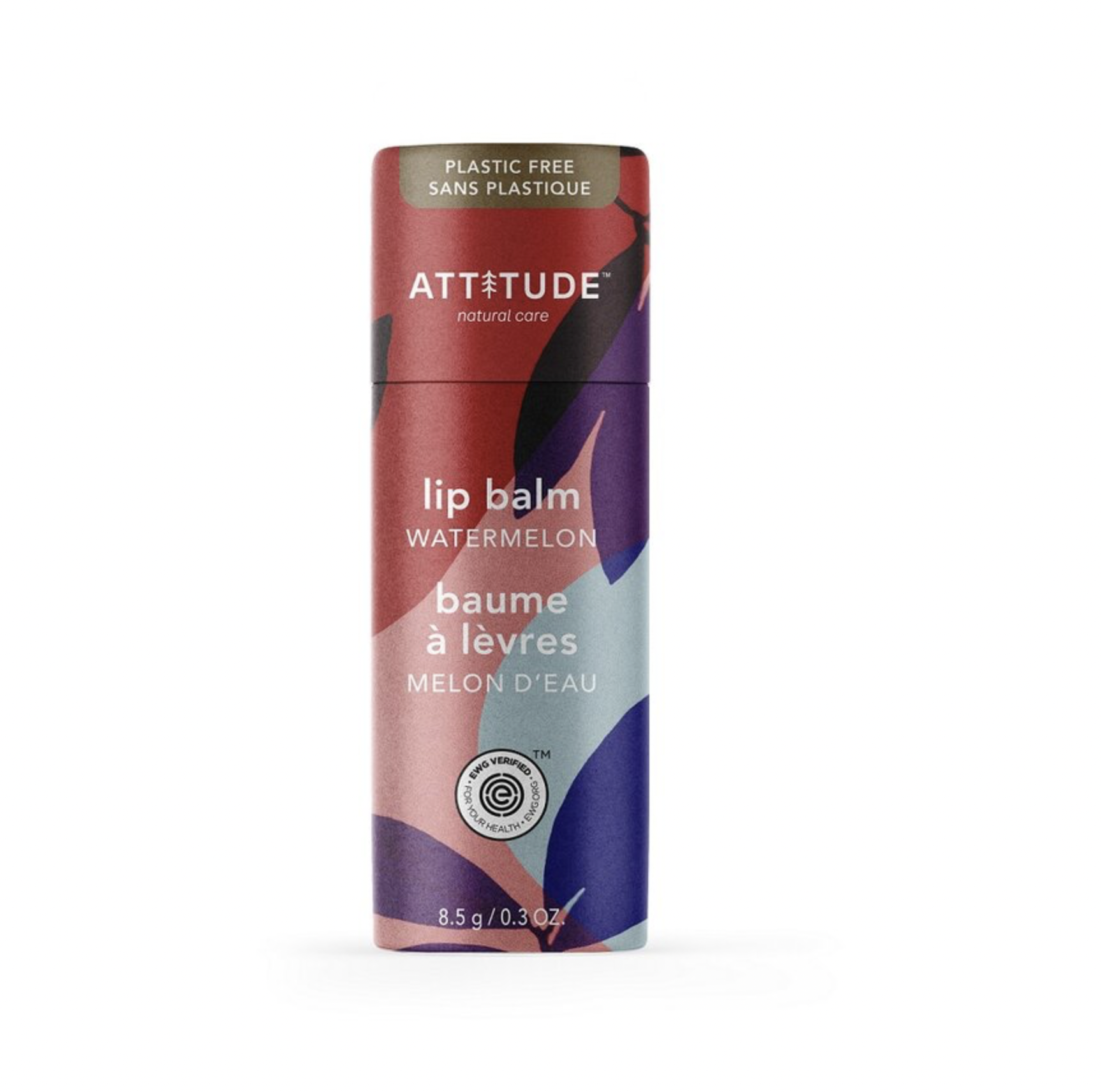 Attitude - Přírodní balzám na rty Leaves bar s vůní melounu, 8,5 g Obrázek