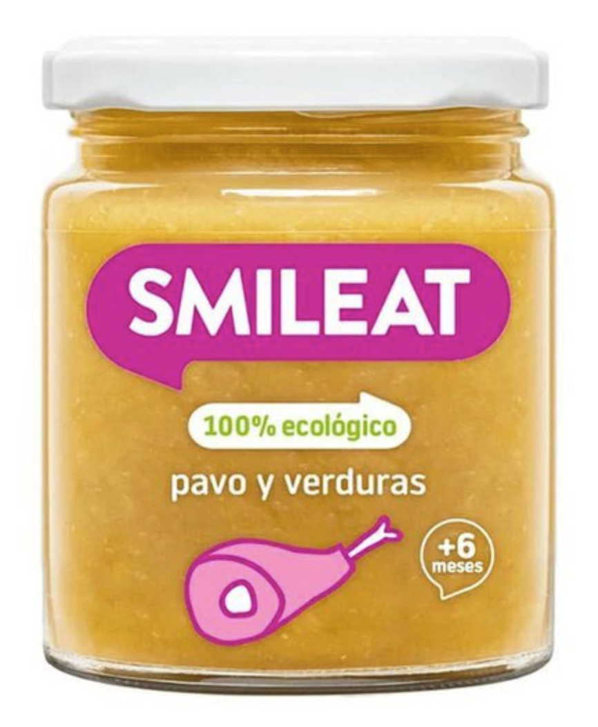 Smileat příkrm krůta se zeleninou s extra panenským olivovým olejem, 6M+, BIO, 230 g Obrázek