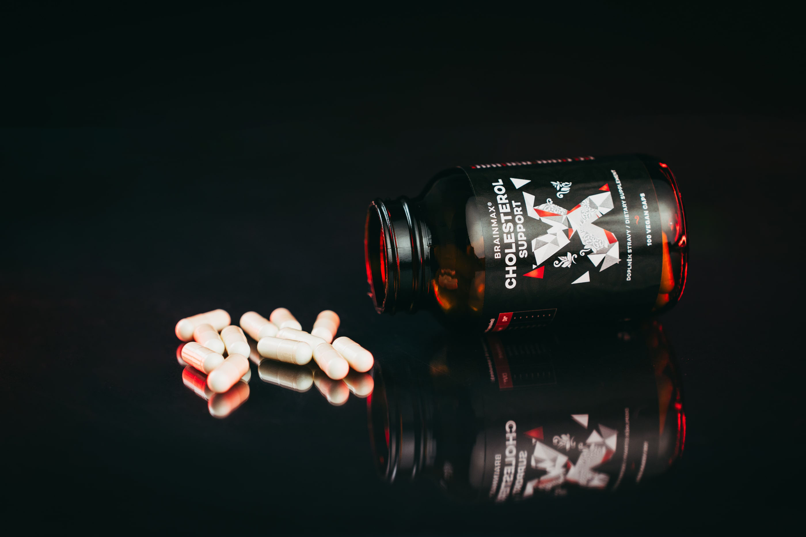 BrainMax Cholesterol Support, Řešení Cholesterolu, 100 rostlinných kapslí Obrázek