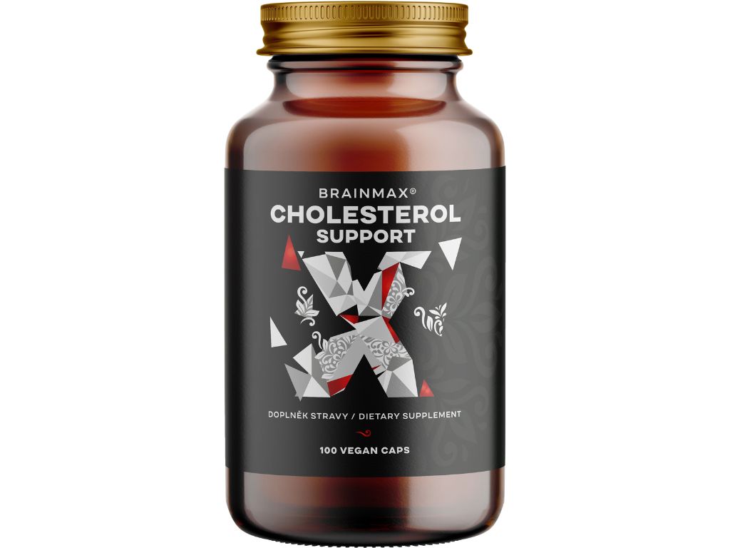 BrainMax Cholesterol Support, Wsparcie cholesterolu, 100 kapsułek roślinnych