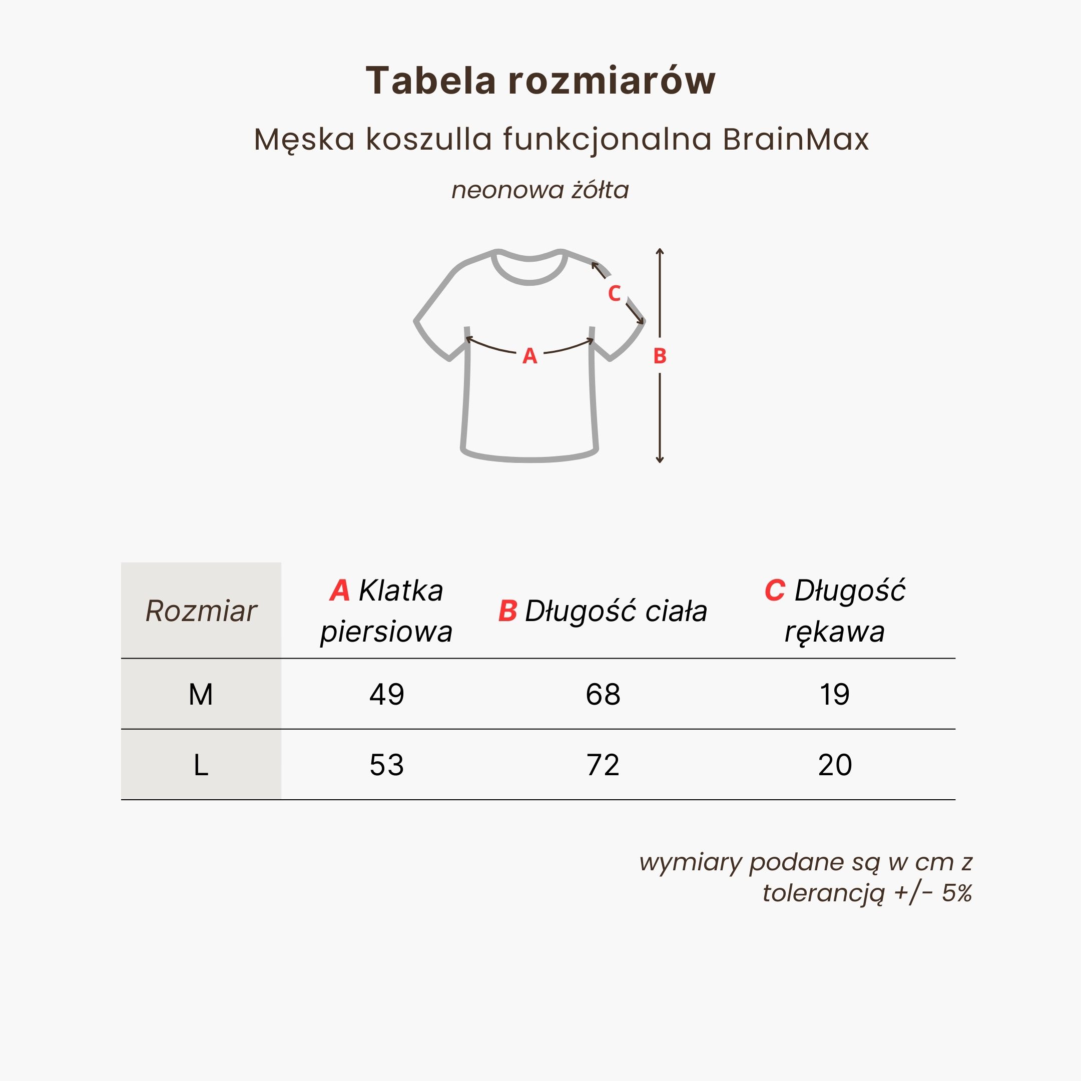 BrainMax pánské funkční triko, neonově žluté Velikost: M Obrázek