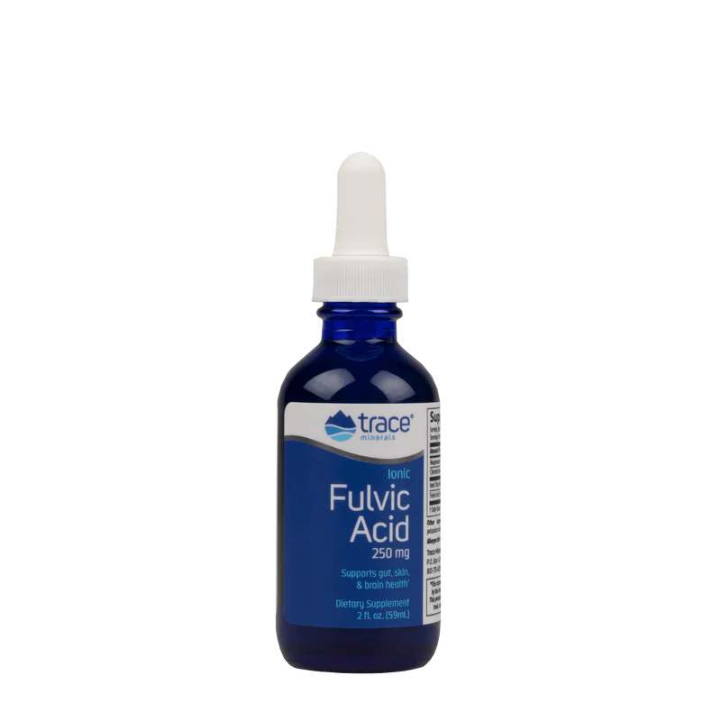 Trace Minerals Ionic Fulvic Acid, Ionizovaná kyselina fulvová, 250 mg, 59 ml Obrázek