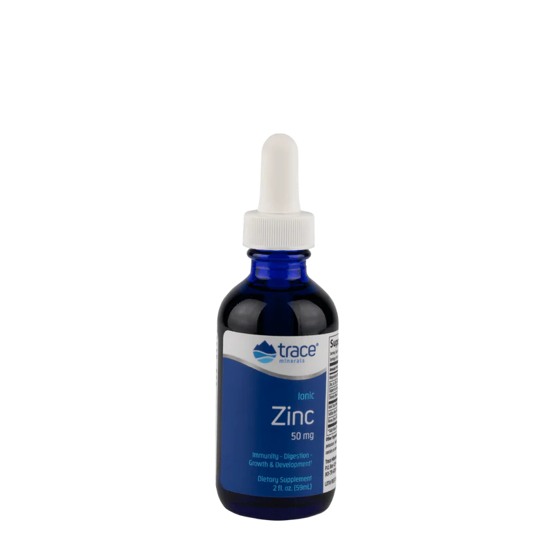 Trace Minerals Ionic Zinc, Ionizovaný zinek, 50 mg, 59 ml Obrázek