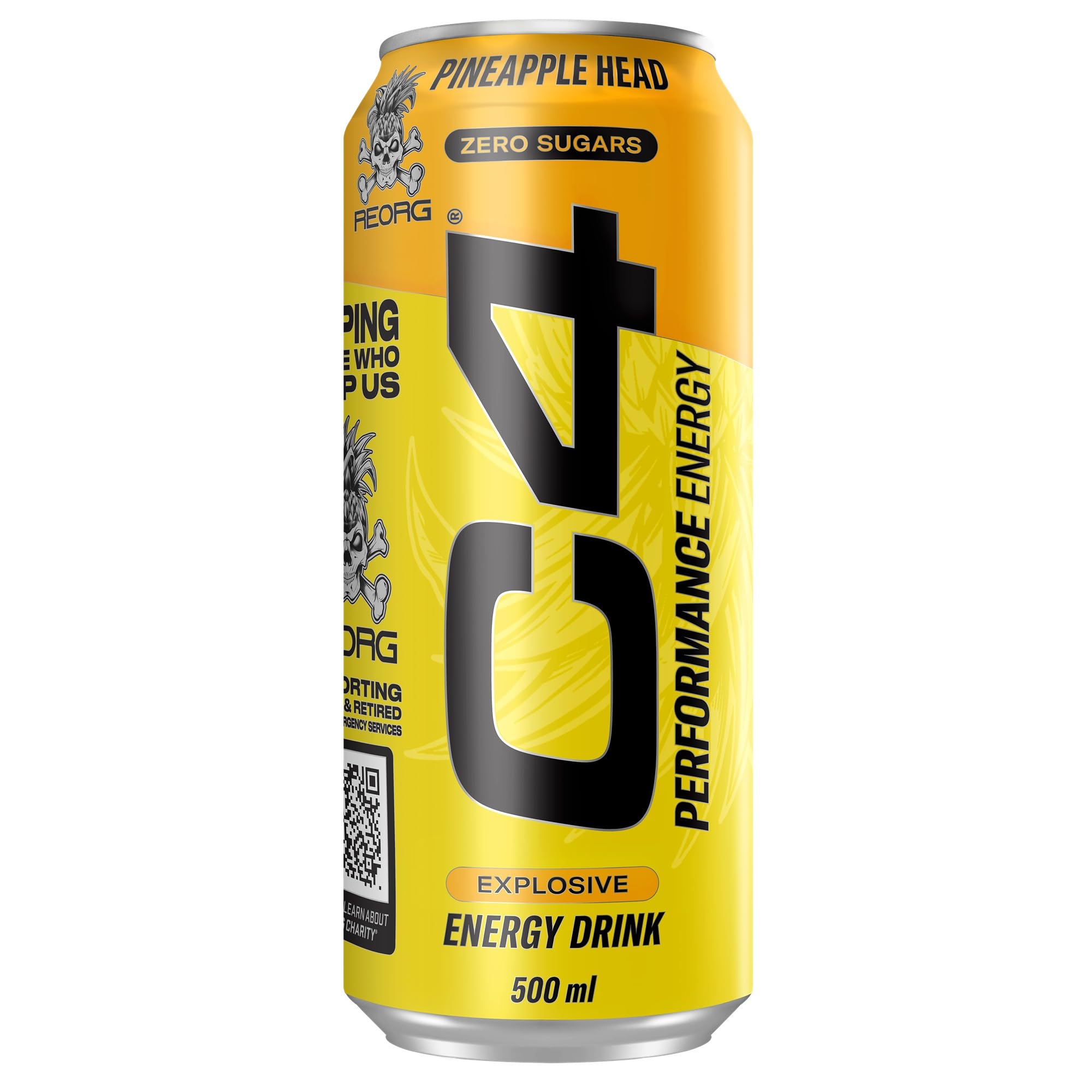 Cellucor C4 Performance Energy, Energetický drink, Pineapple Head, 500 ml Obrázek