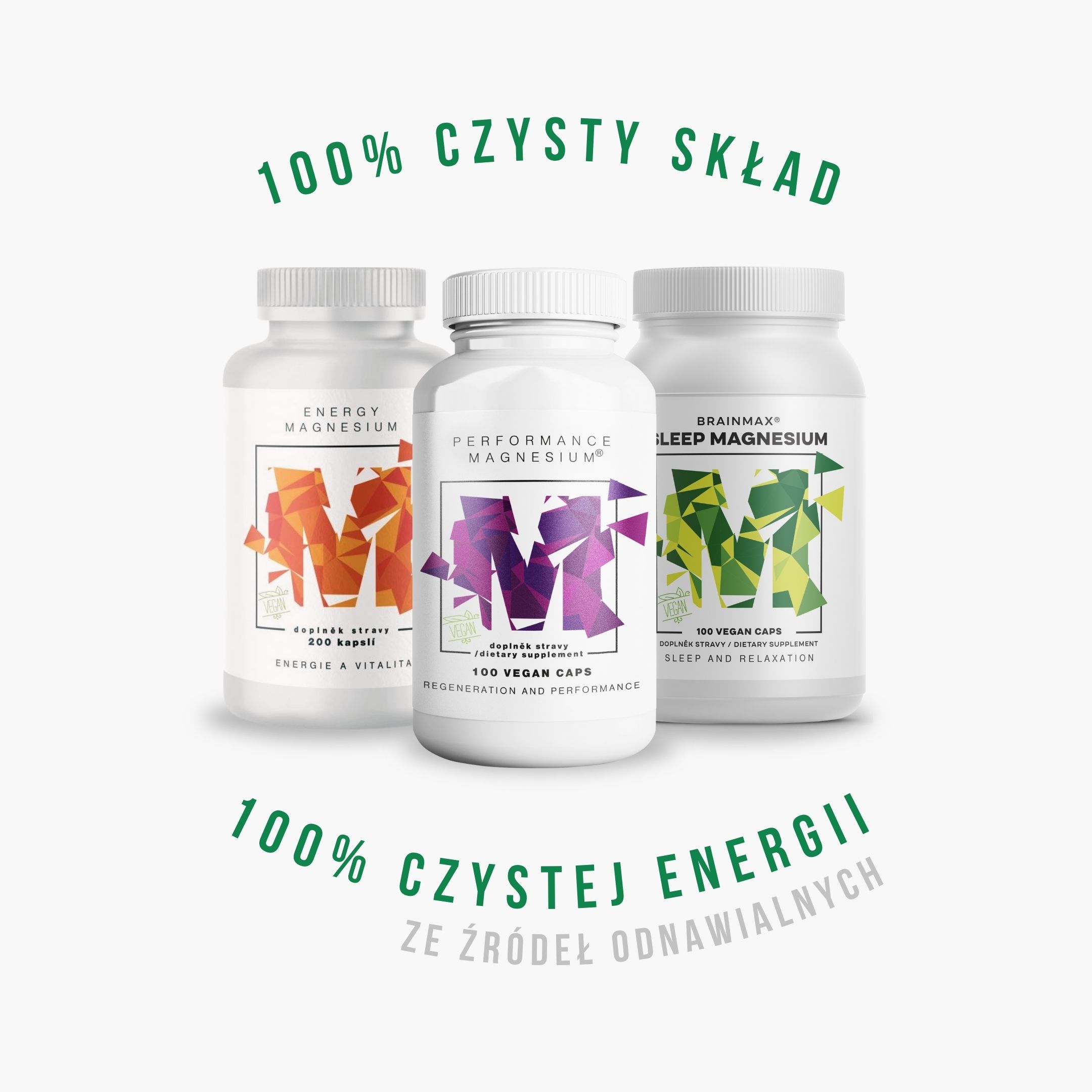 BrainMax Energy Magnesium®, 1000 mg, Hořčík Malát 200 mg, 100 kapslí Obrázek