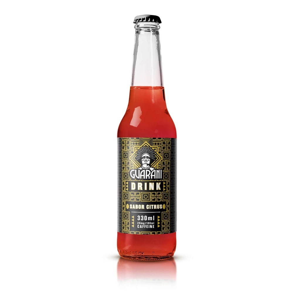 Fruit Drink Guarani – Ovocný nápoj s Yerbou Maté – Sabor citrus, 330 ml Obrázek