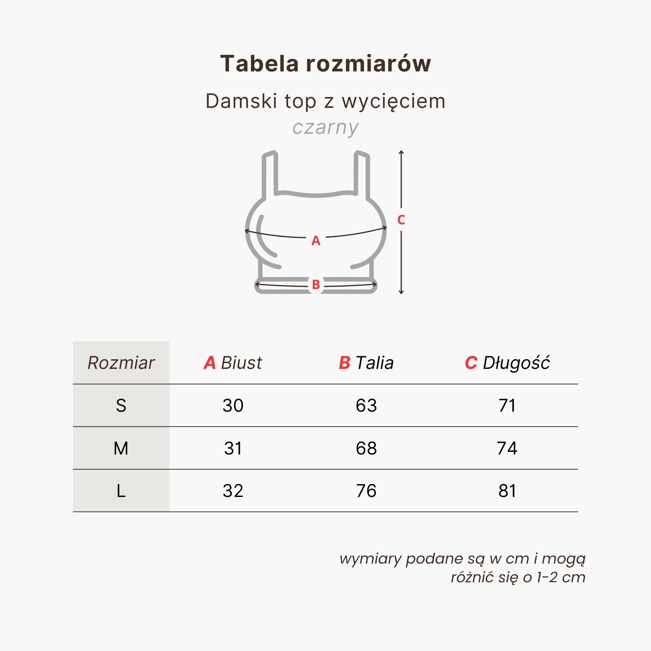 BrainMax dámský top s vykrojením, černý Velikost: L Obrázek