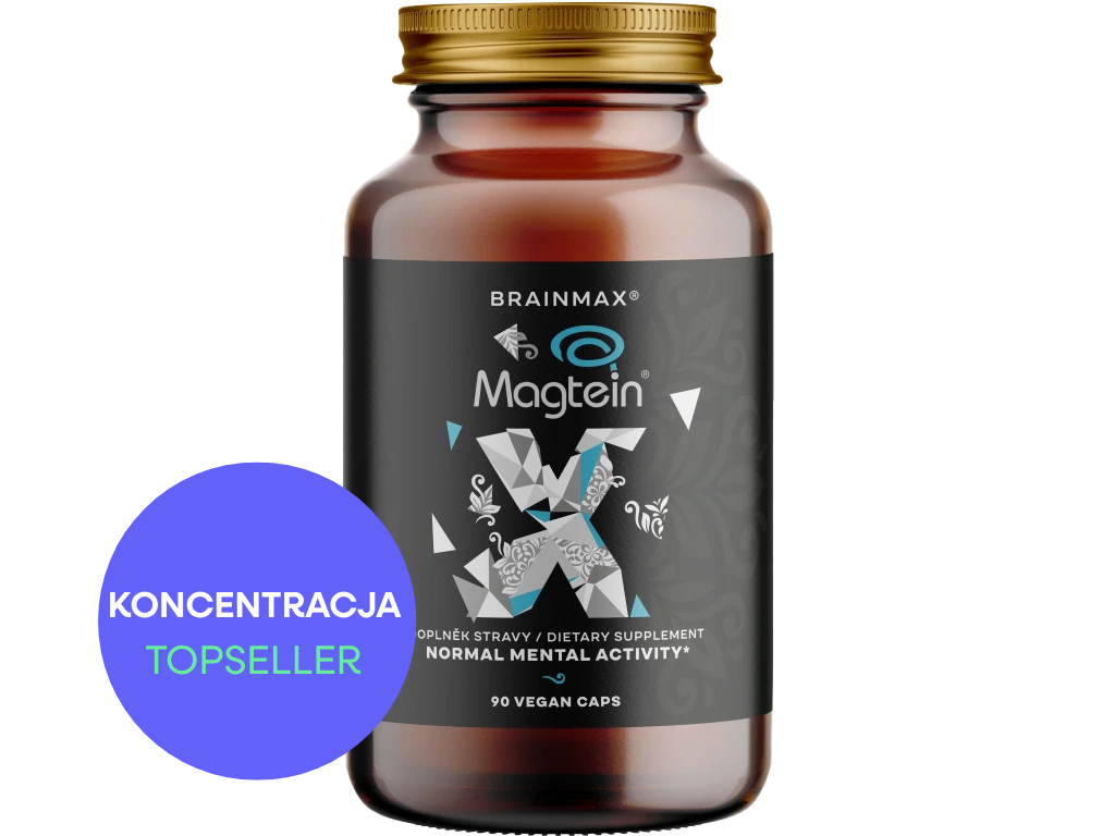BrainMax Magtein®, Hořčík L-Treonát, 90 rostlinných kapslí Obrázek