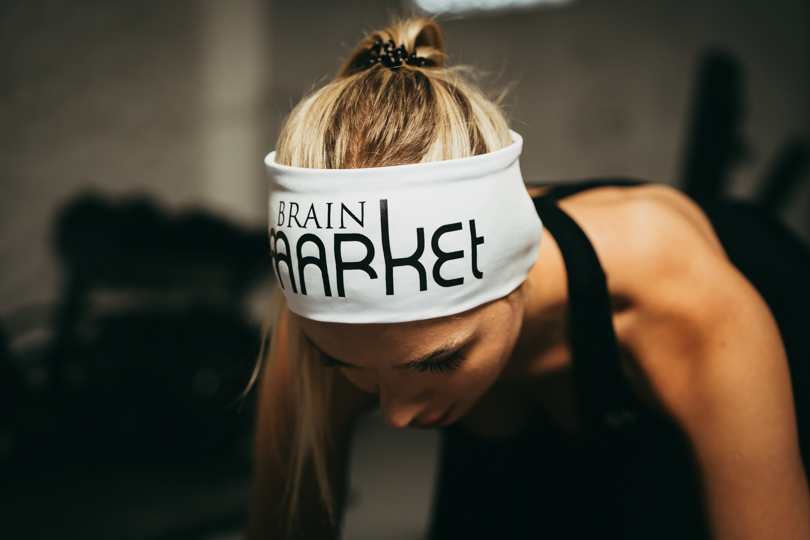 BrainMax BrainMarket Sportovní čelenka Barva: Bílá Obrázek