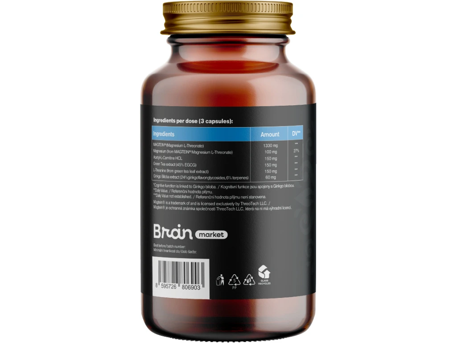 BrainMax BRAINFOOD, 90 rostlinných kapslí Obrázek