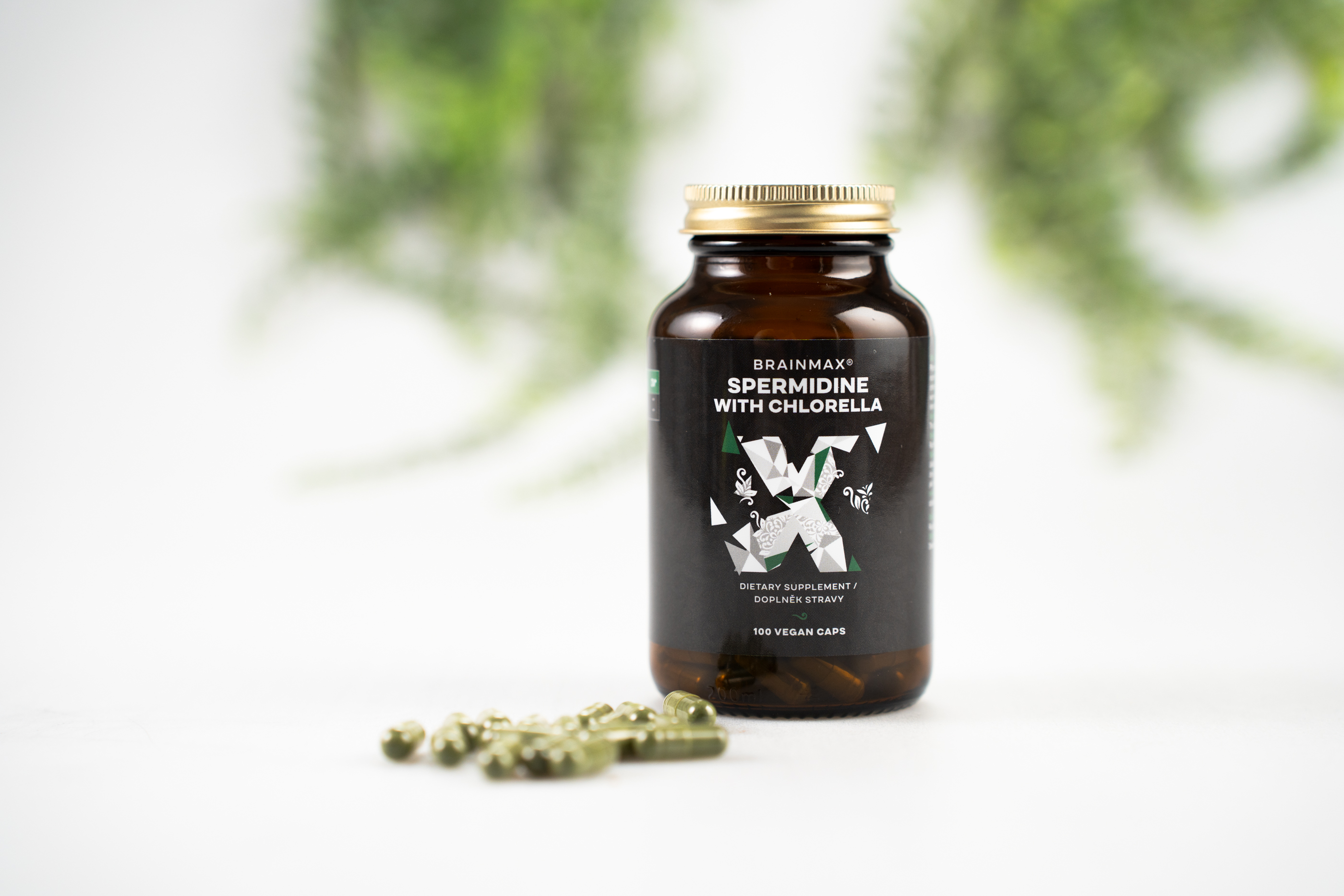 BrainMax Spermidine Chlorella, 100 Kapsułek Roślinnych (zdjęcie 2)