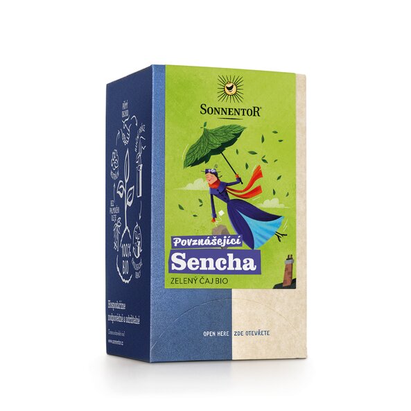 Sonnentor - Uplifting Sencha, organiczna zielona herbata, 21,6 g