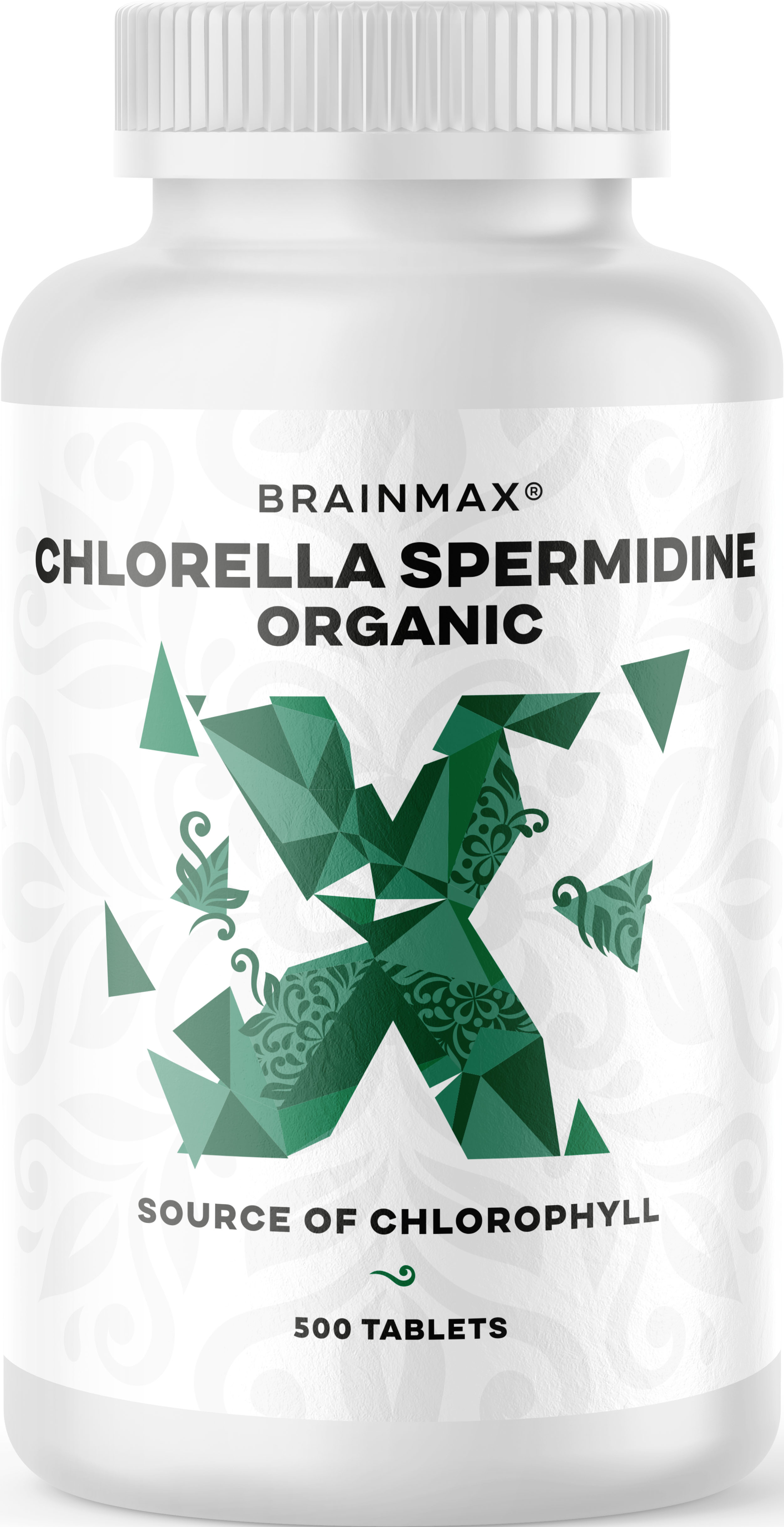 BrainMax Chlorella Spermidyna Organic Ilość kapsułek: 200 tabletek (zdjęcie 4)