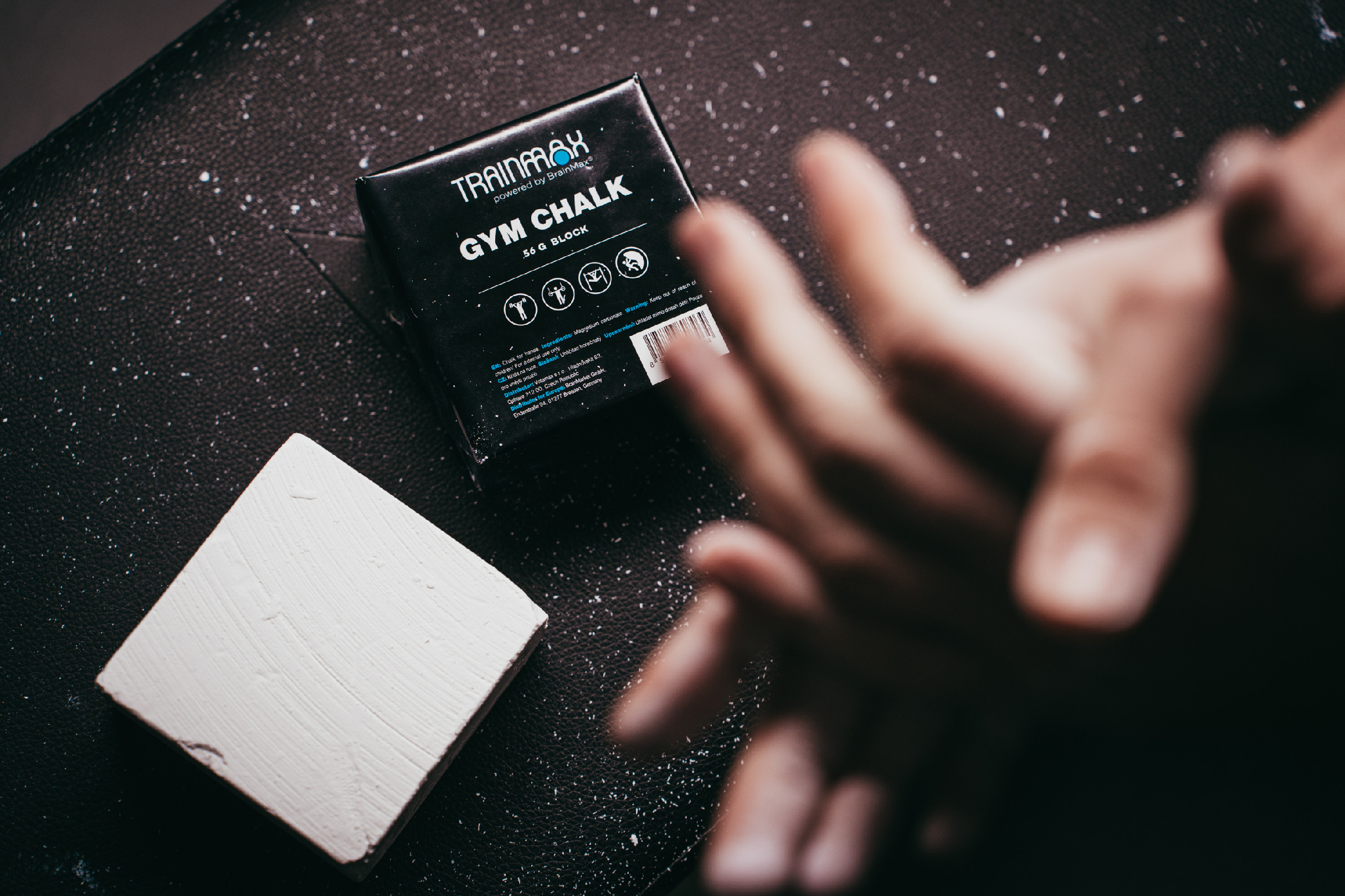 TrainMax Gym Chalk, křída, magnesium blok Obrázek