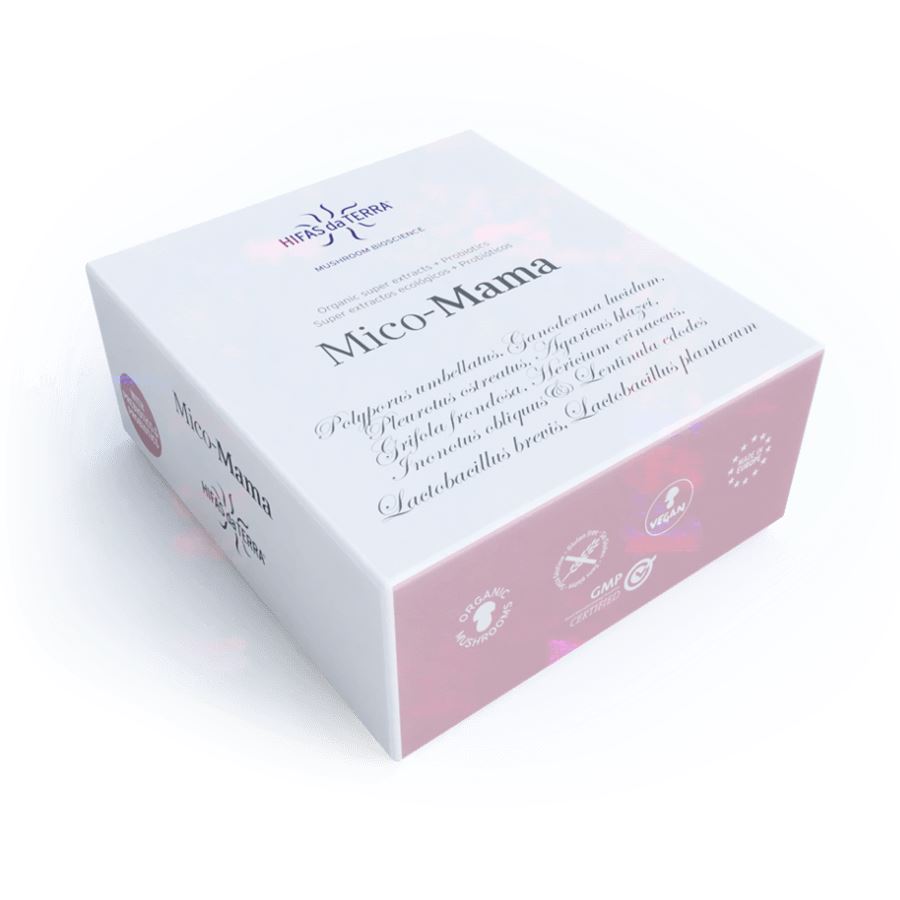 Hifas da Terra Mico-Mama, 300 ml a 30 kapslí (Polyporus, Reishi, Hlíva, Žampion, Maitake, Hericium, Chaga, Shiitake) Obrázek