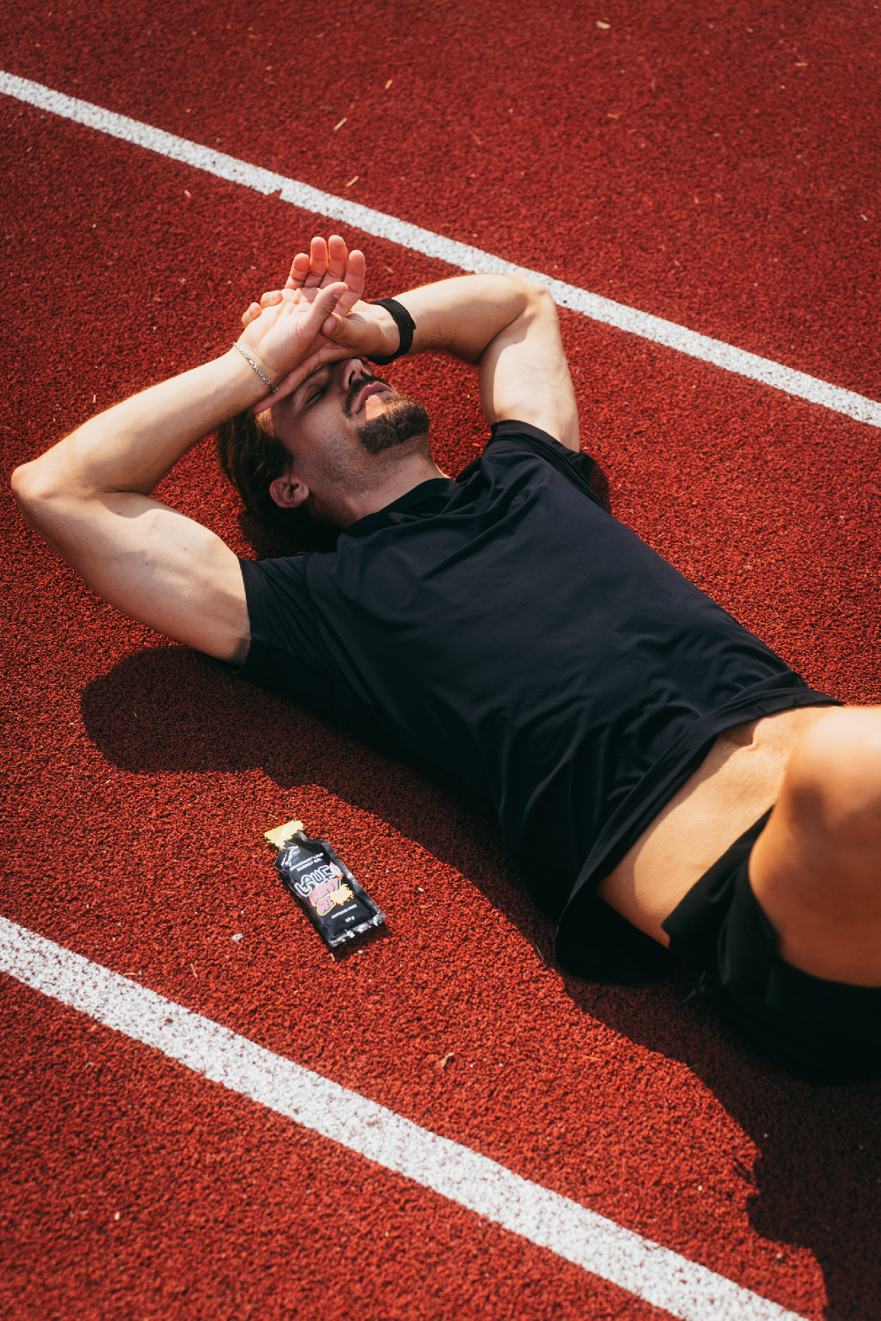 BrainMax LAUF Energy Gels Příchuť: Slaná jahoda bez kofeinu 40 g Obrázek