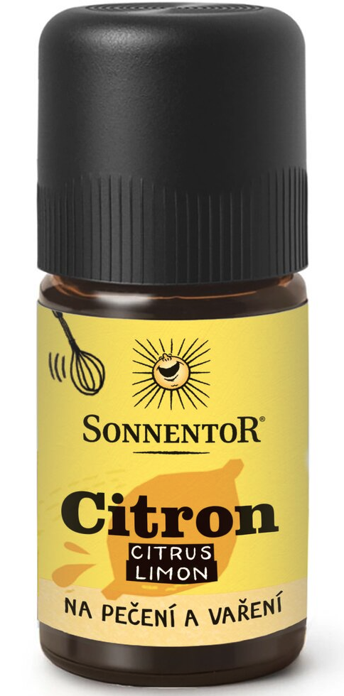 Sonnentor Citron, éterický olej na pečení a vaření, BIO, 5 ml Obrázek