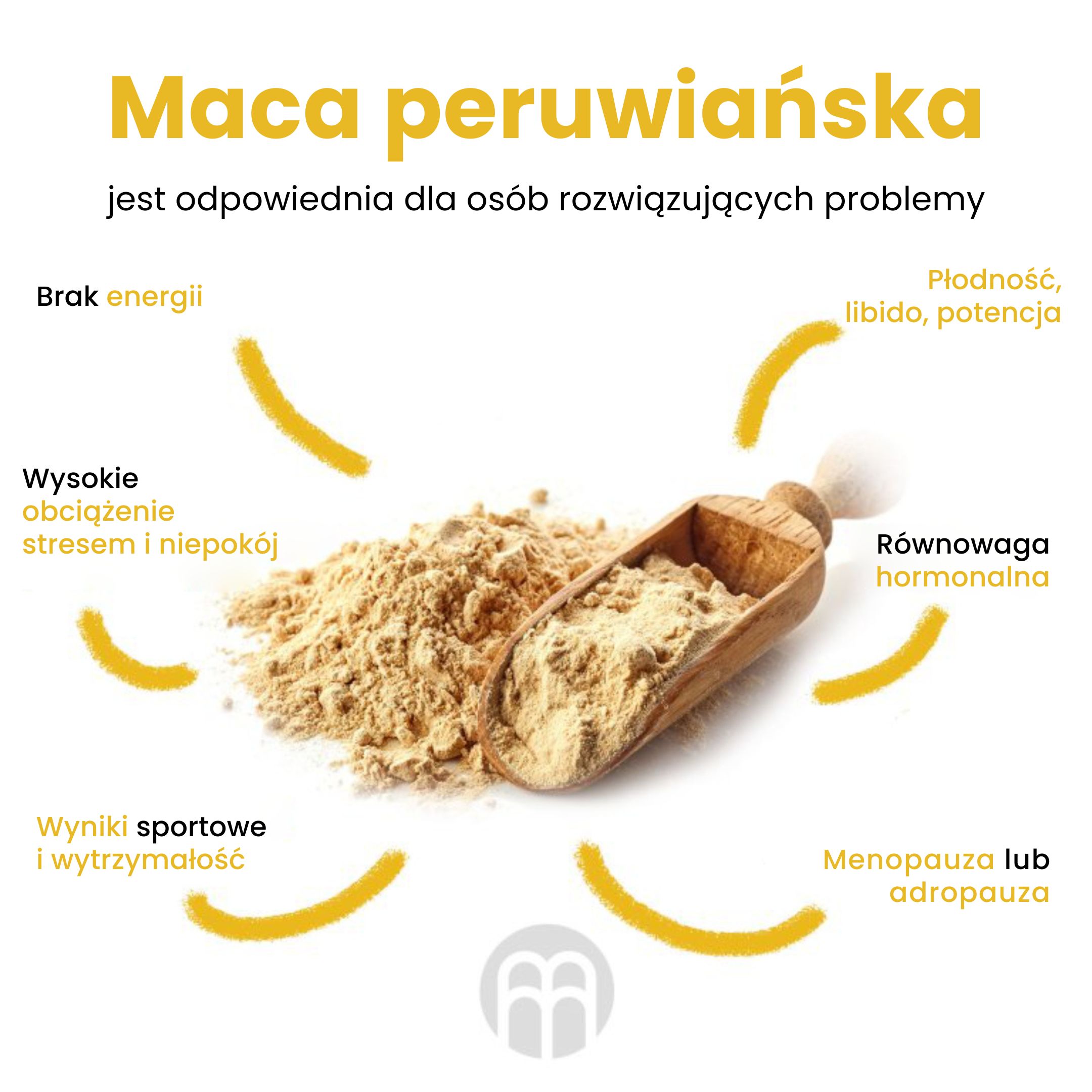 BrainMax Pure Maca BIO prášek, 200 g Obrázek