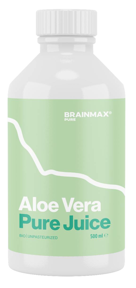 BrainMax Pure Aloe Vera Juice, BIO, 500 ml Obrázek