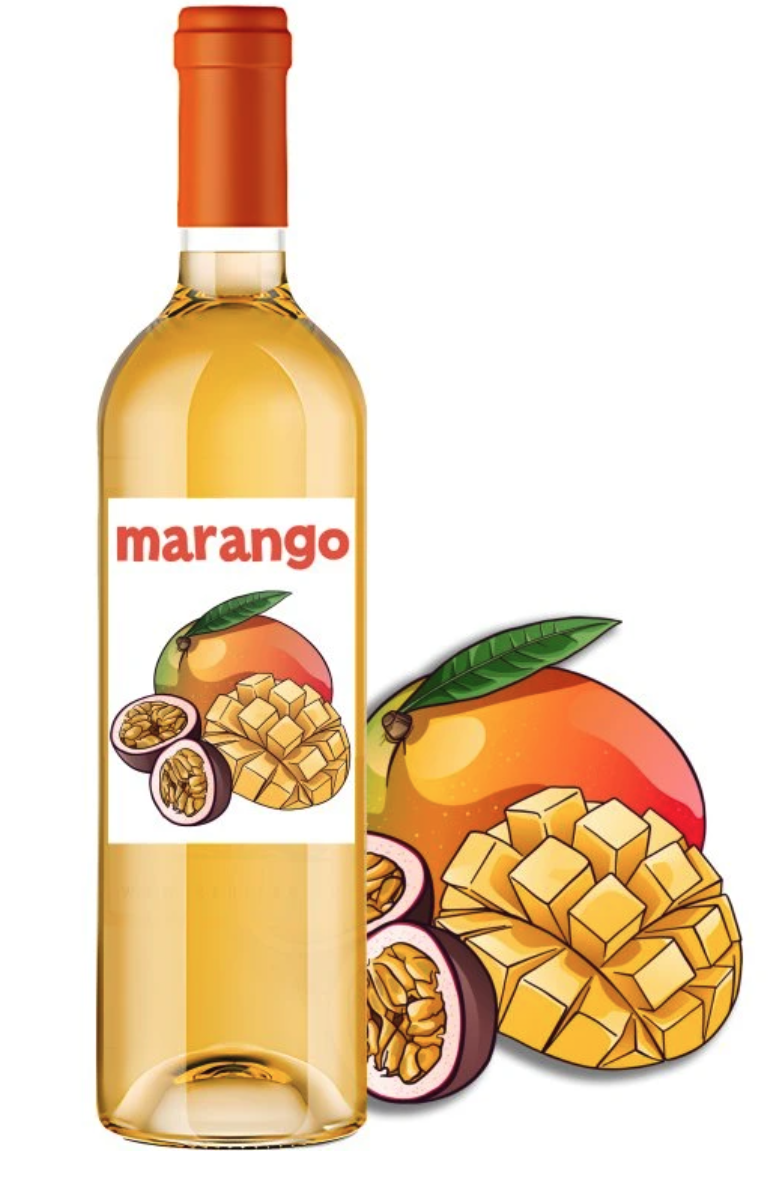 Rybízák Marango, víno z manga & maracuji ve skle, 0,75 l Obrázek