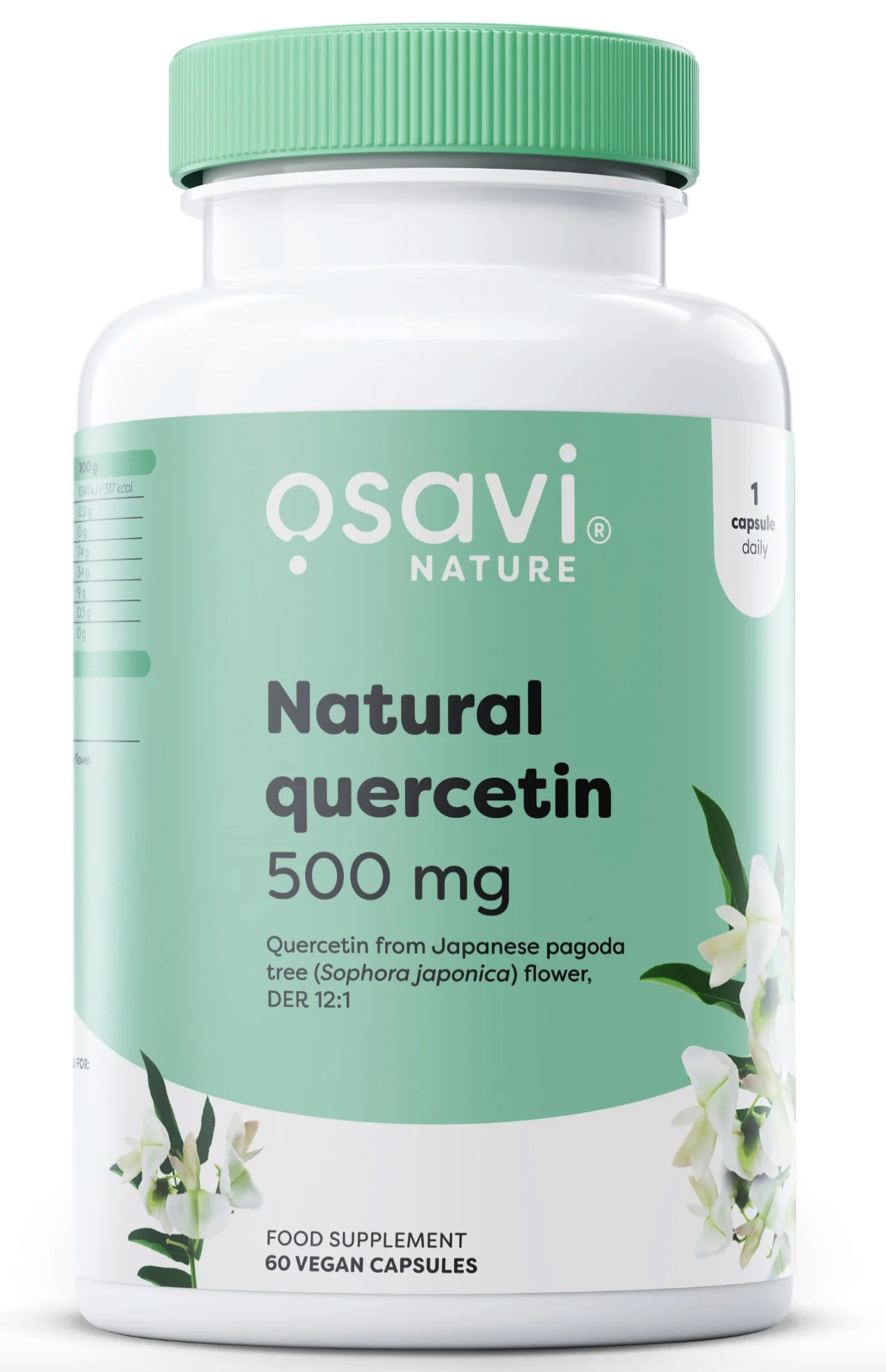 Osavi Natural Quercetin, kvercetin, 60 rostlinných kapslí Obrázek