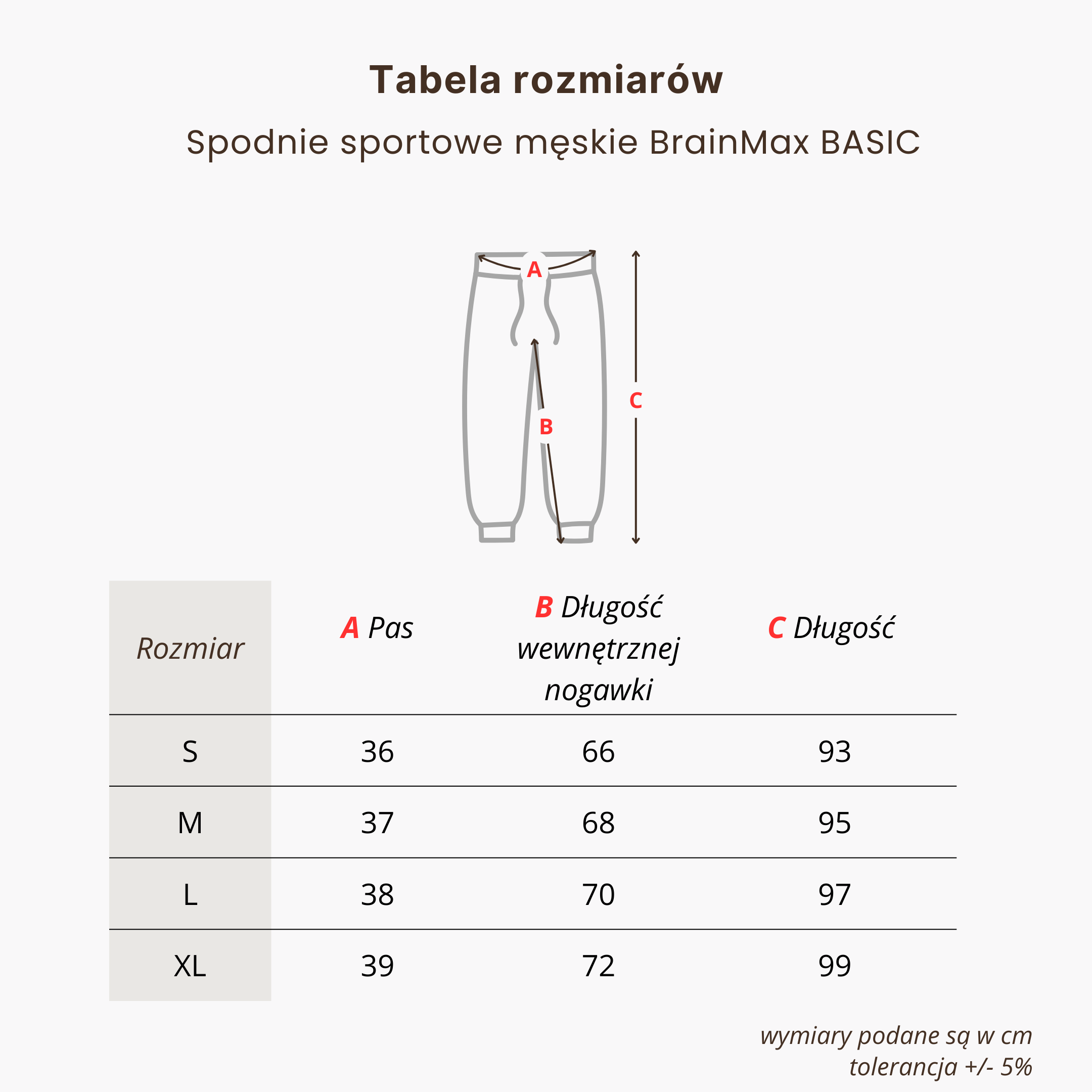 BrainMax pánské sportovní kalhoty BASIC, černé Velikost: M Obrázek
