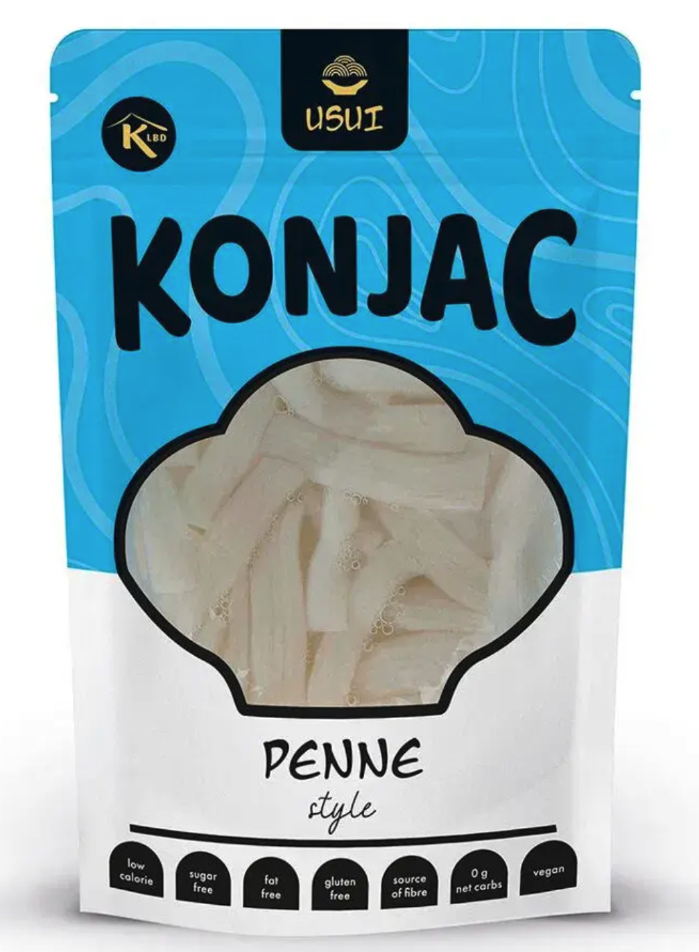 Usui Konjakové penne v nálevu 270 g Obrázek