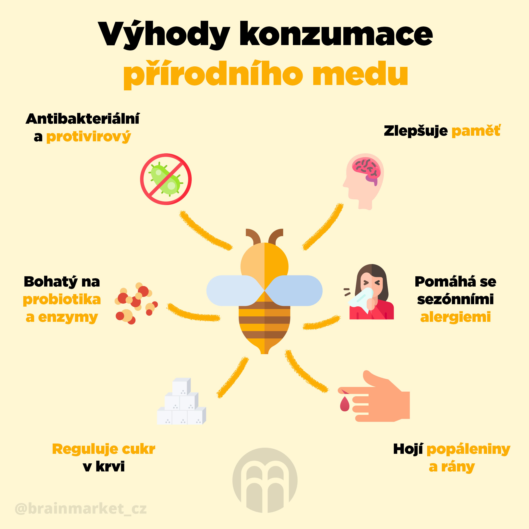 BrainMax Pure Med medovicový lesní, 475 g Obrázek