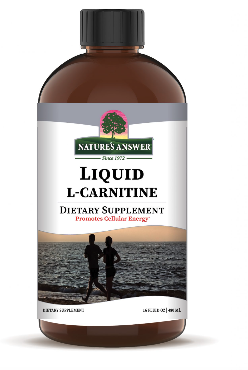 Nature's Answer Liquid L-Carnitine, tekutý L-karnitin, 480 ml Obrázek