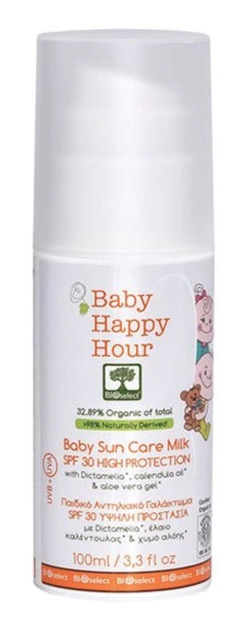 BIOselect Mléko na opalování pro děti, SPF 30, 100 ml Obrázek
