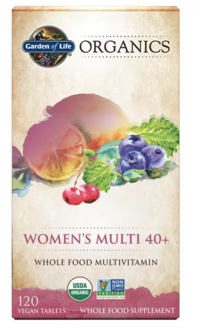 Garden of Life Mykind Organics Women´s 40+ Multi - Multivitamín pro ženy 40+ BIO 120 tablet Obrázek