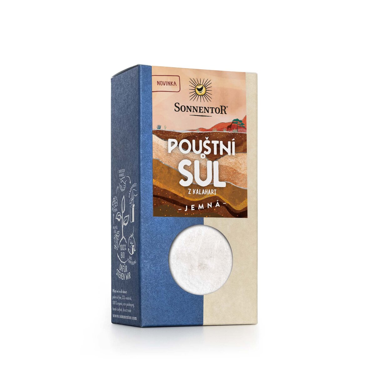 Sonnentor Pouštní sůl z Kalahari, 150 g Obrázek