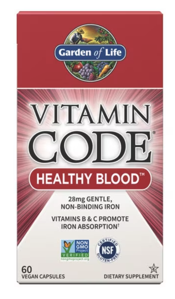 Garden of Life Vitamin Code - RAW Healthy Blood (multivitamín zdravá krev) - 60 kapslí Obrázek