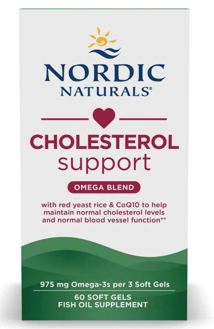Nordic Naturals Cholesterol Support Omega Blend, řešení cholesterolu, 60 softgel kapslí Obrázek