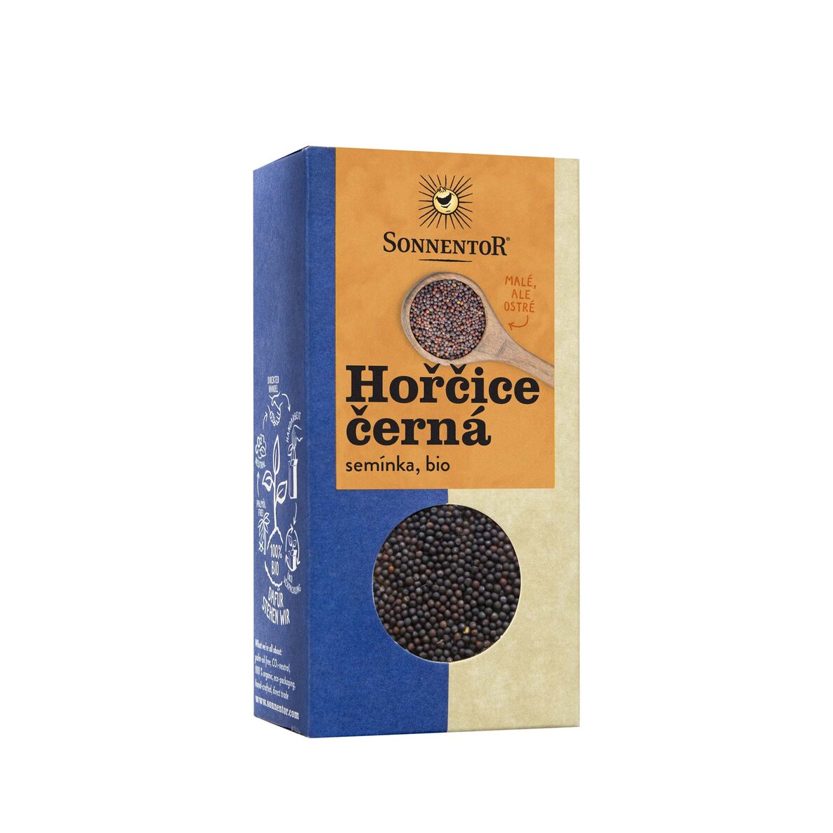 Sonnentor Semínka hořčice černé BIO 80 g Obrázek