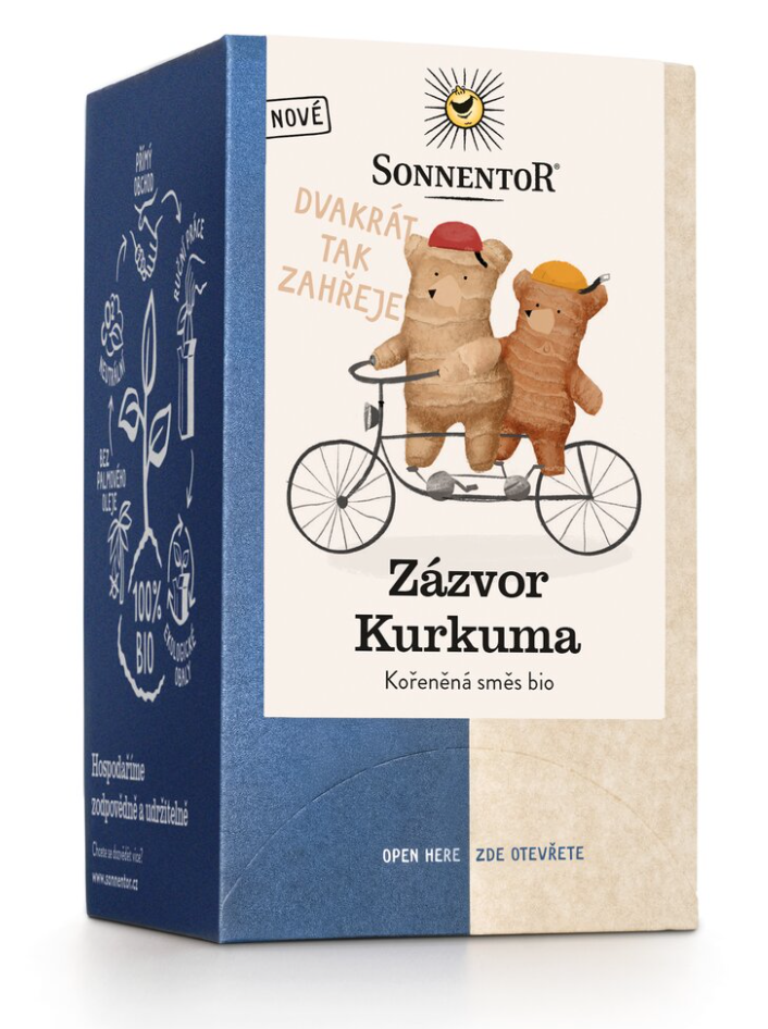 Sonnentor Zázvor kurkuma BIO porcovaný 32,4 g Obrázek
