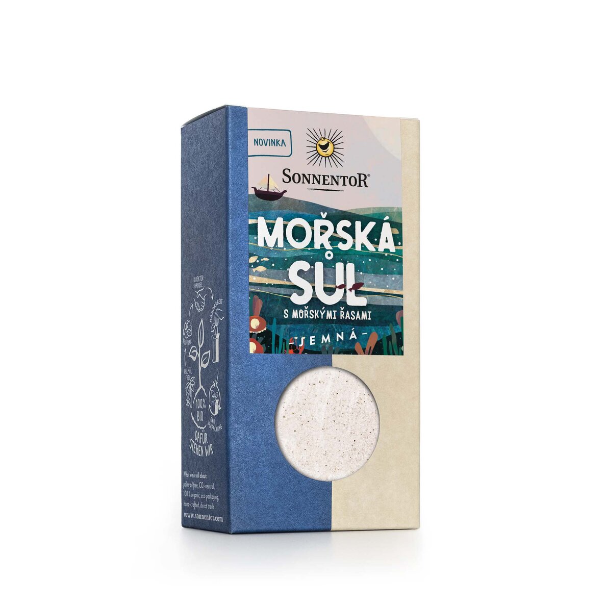 Sonnentor Mořská sůl s mořskými řasami, 150 g Obrázek