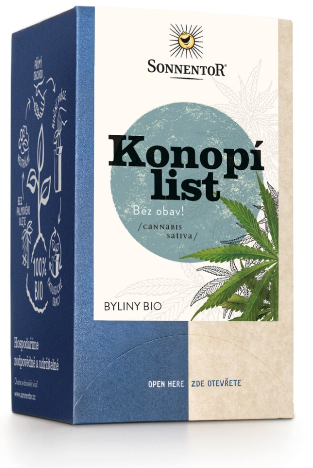 Sonnentor Konopí list BIO 21,6 g porcovaný Obrázek