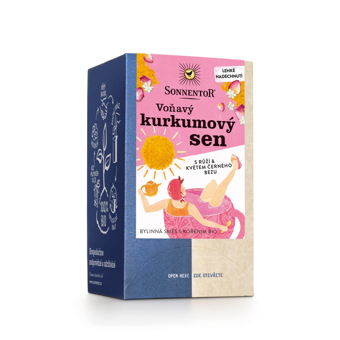 Sonnentor Voňavý kurkumový sen čaj BIO 18 sáčků Obrázek