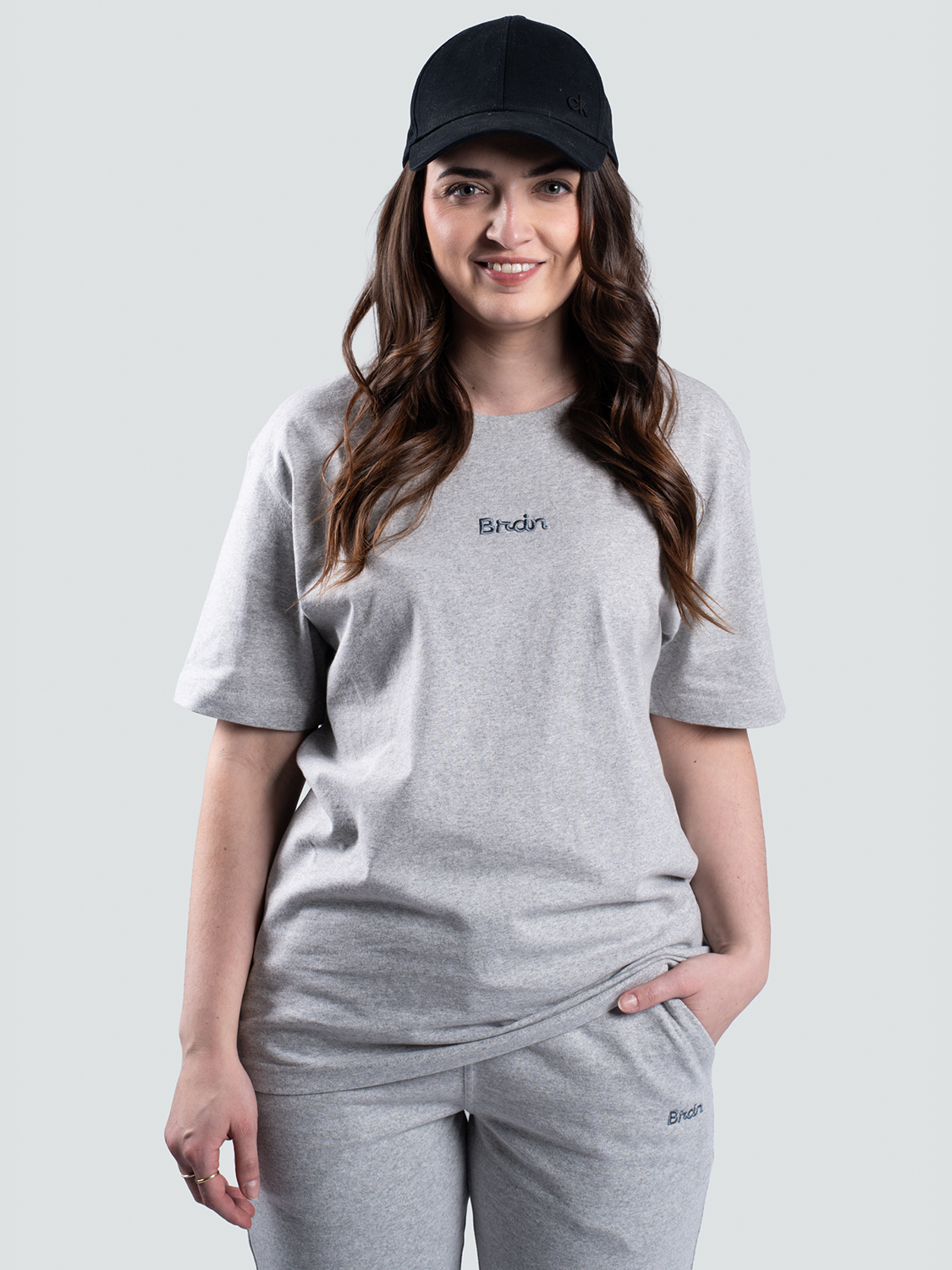 Koszulka BrainMax unisex, szara Rozmiar: S (zdjęcie 3)