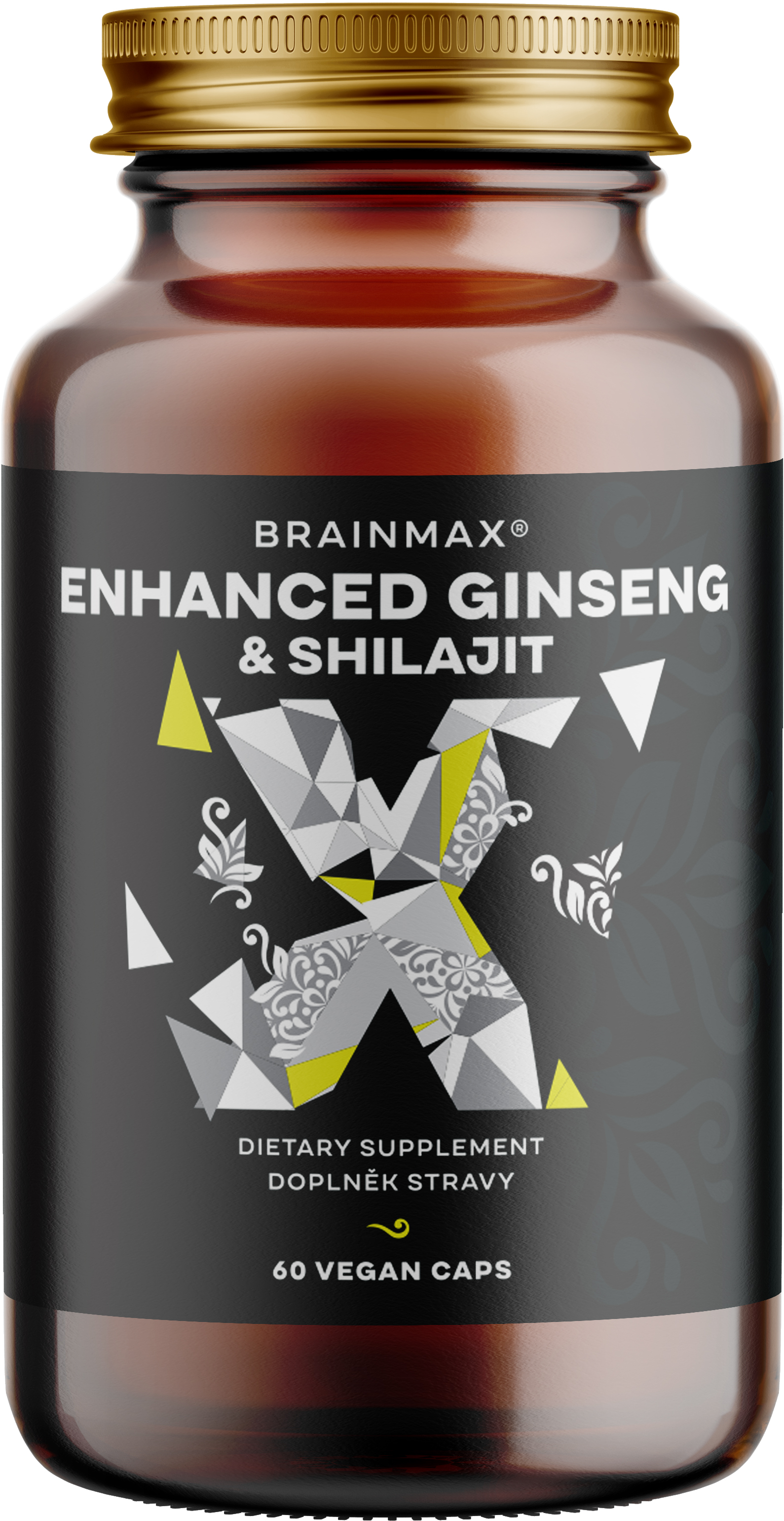 BrainMax Enhanced Ginseng & Shilajit, 60 kapsułek roślinnych