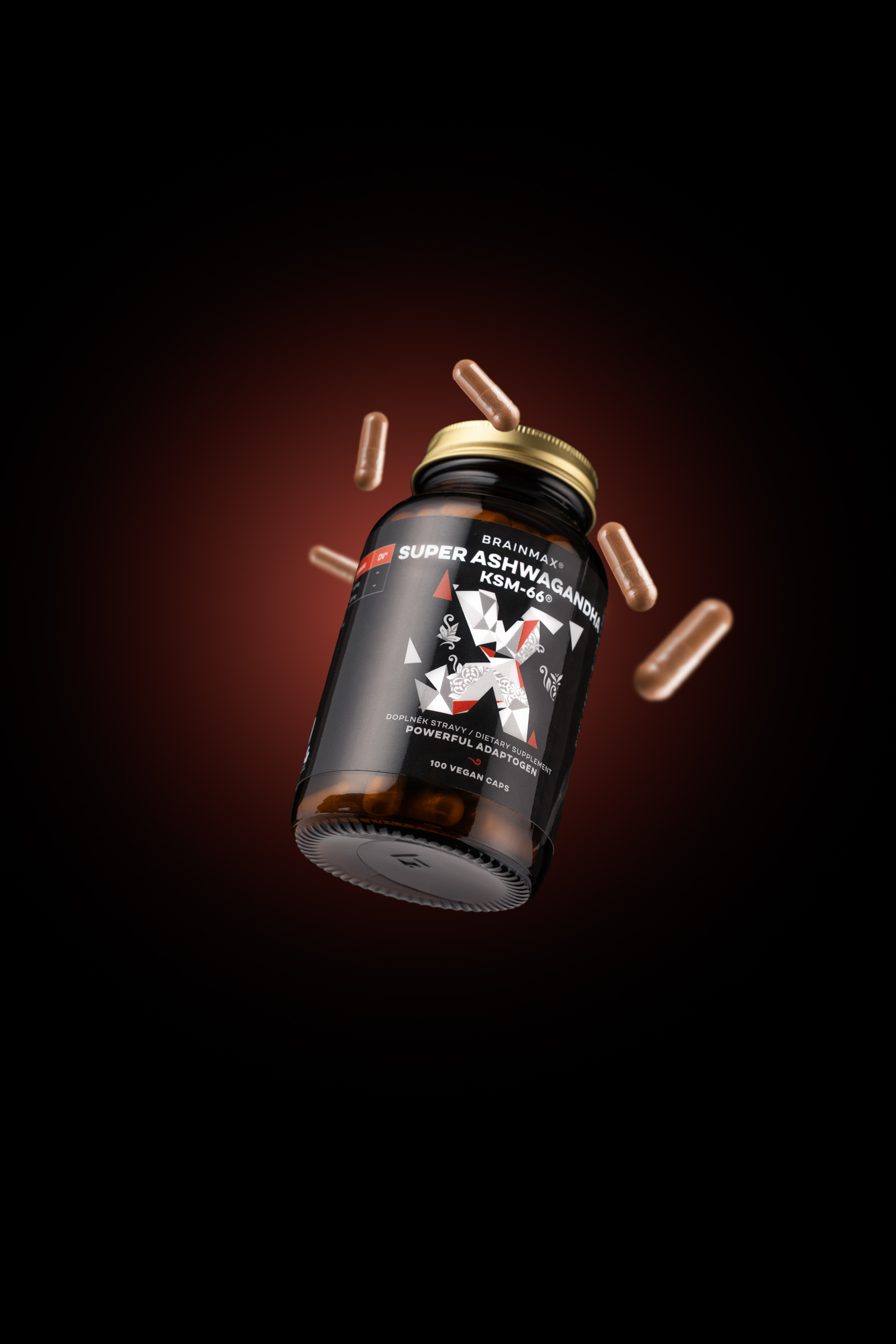 BrainMax Super Ashwagandha extract KSM-66®, 50 kapsułek roślinnych (zdjęcie 3)