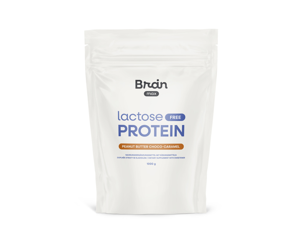 BrainMax Lactose Free Protein, Peanut Butter Choco-Caramel, 1000 g