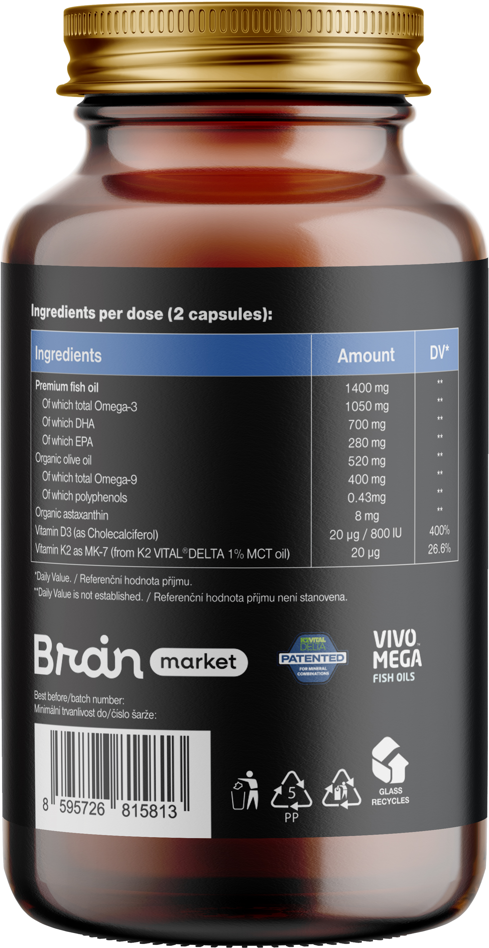 BrainMax Super Omega Complex, 60 kapsułek miękkich
