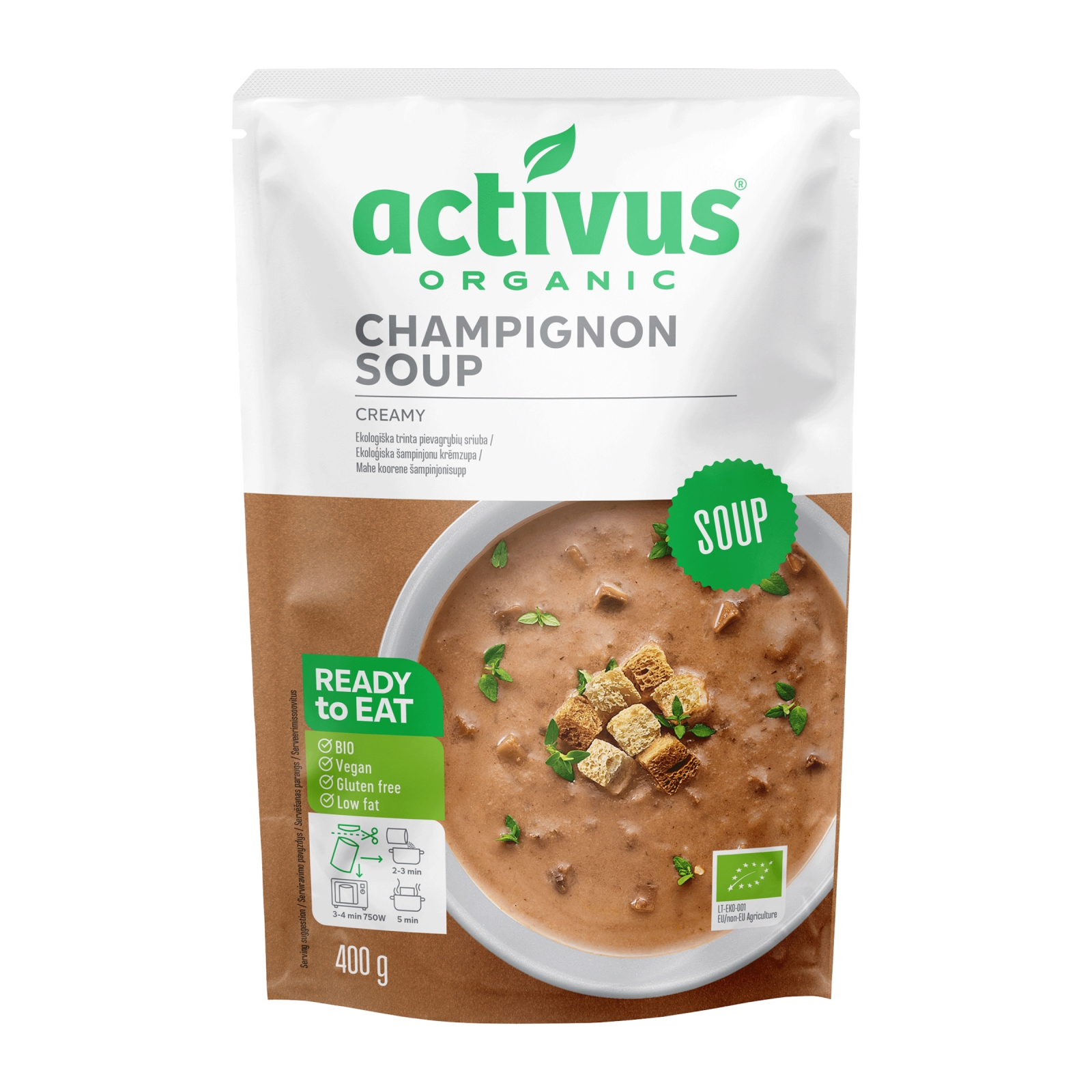 Activus Krem z grzybów, 400 g